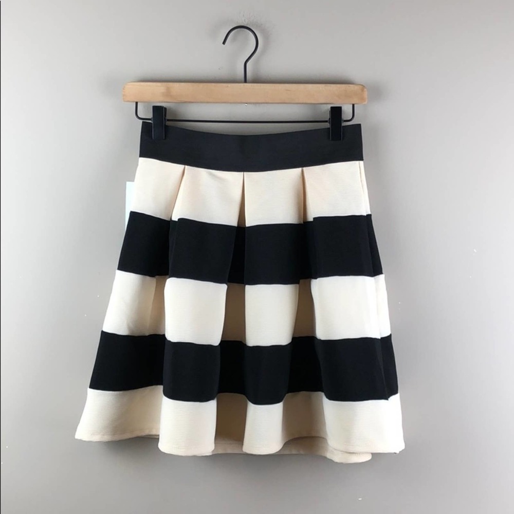 Humble Chic Striped Skirt (Size Medium)